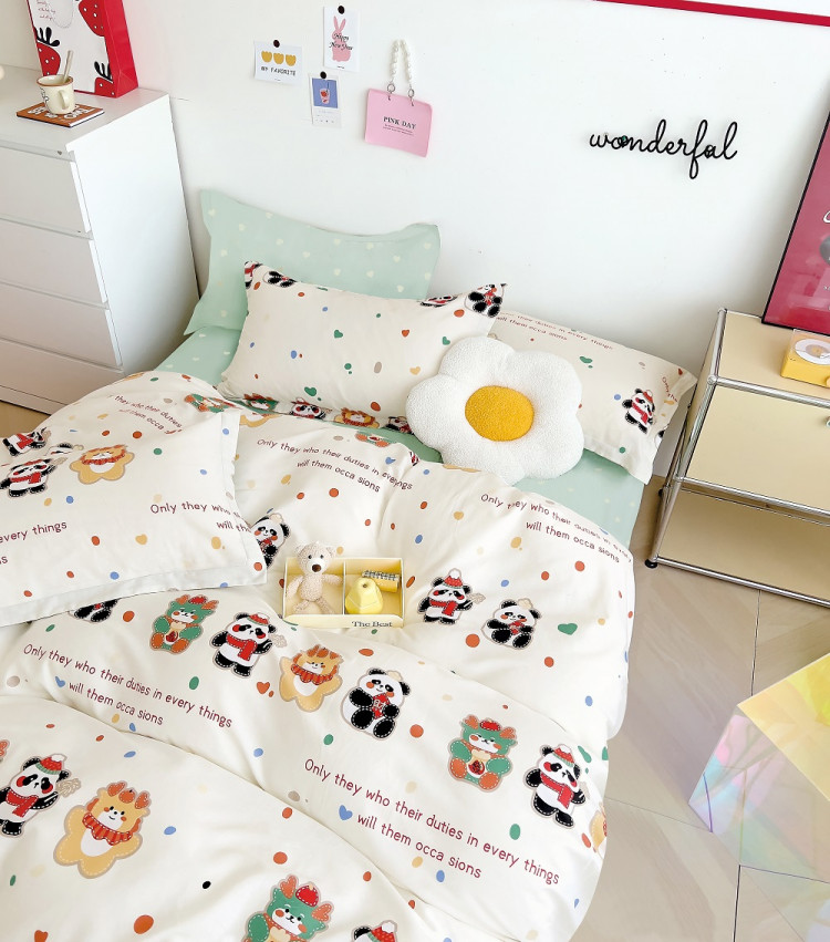 Постельное белье из твил-сатина TANGO зоомир 70х70 (2шт) 1,5-спальное