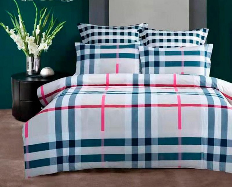 Постельное белье из печатного сатина SAILID B-220-1 1,5-спальное