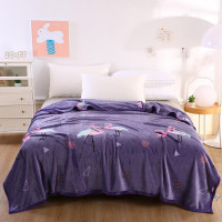 Плед из микрофибры TANGO ФЛАНЕЛЬ Фламинго 200х220