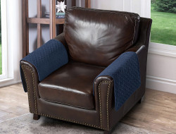 Накидка на подлокотники из микрофибры TANGO SOFA синяя 50x70 (1шт)