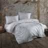 Постельное белье из ранфорса KARVEN N022 LATINA GREY V-1 50х70 (1шт), 70х70 (1шт) 1,5-спальное