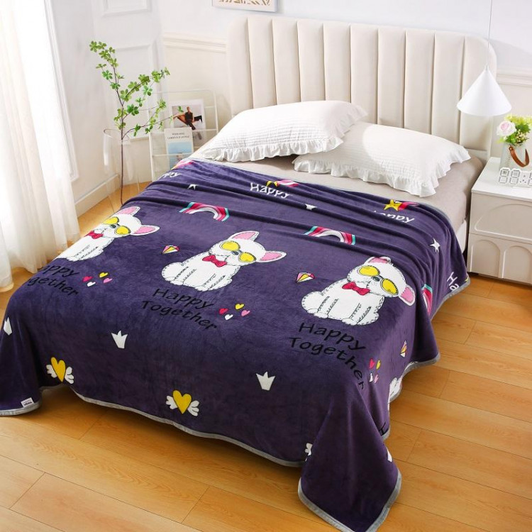 Плед из микрофибры TANGO ФЛАНЕЛЬ СОБАЧКИ 200х220