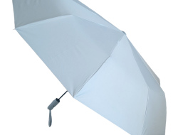Зонт STEKI AME полный автомат усиленный голубой-серебристый