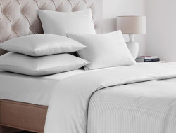 Комплект наволочек из страйп-сатина SAILID ST-3-70х70 белый 70х70 (2 шт)