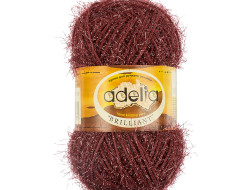 Пряжа ADELIA BRILLIANT №32 бордовая 100% полиэстер, 10 шт х 50 гр, 90 м +/- 5 м