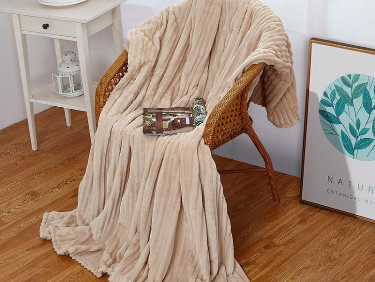 Плед из велсофта АЛЬВИТЕК SOFT PLUSH ORRIZONTE 001 150х200