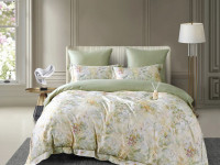 Постельное белье фланелевое из тенсела ASABELLA Весенняя нега 50х70 (2шт), 70х70 (2шт) евро