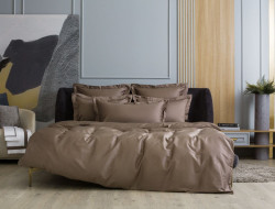 Постельное белье из египетского хлопка с простыней на резинке 180х200 GERMAN GRASS Brownie Allure Grass евро