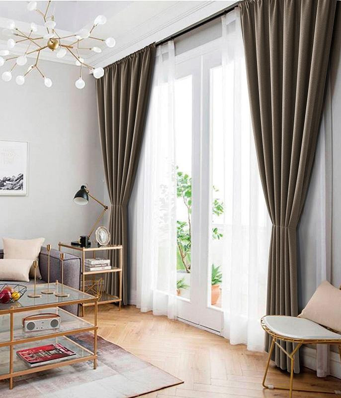 Комплект штор из рогожки TANGO NATURE N-04 150х272 (2шт)