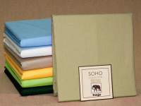 Простыня из сатина TANGO SOHO бежевая 240х260