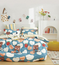 Постельное белье двухстороннее из твила TANGO TPIG-1593 50х70 (1шт), 70х70 (1шт) 1,5-спальное