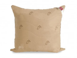 Подушка из верблюжьей шерсти стеганая Легкие Сны ВЕРБИ 68х68 средняя
