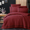 Постельное белье из DELUXE ранфорса KARVEN N030 ALISA RED 50х70 (2шт), 70х70 (2шт) семейное