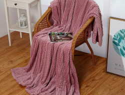 Плед из велсофта АЛЬВИТЕК SOFT PLUSH CARRE 012-SP 150х200