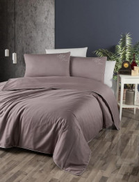 Постельное белье из сатина де люкс KARVEN N044 MODALIFE TIMELESS LILAC 50х70 (2шт), 70х70 (2шт) евро