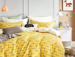 Постельное белье из сатина TANGO лисы 50х70 (2шт), 70х70 (2шт) евро