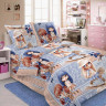 Детское постельное белье из бязи двухстороннее АЛЬВИТЕК ПА-1-ЛУЧШАЯ ПОДРУГА