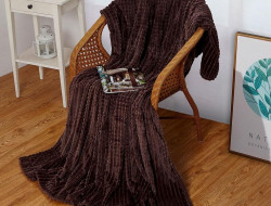 Плед из велсофта АЛЬВИТЕК SOFT PLUSH CARRE 011-SP 180х200