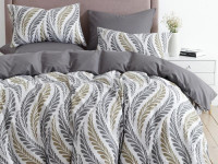 Постельное белье двухстороннее из твил-сатина SAILID BP-176-1 1,5-спальное