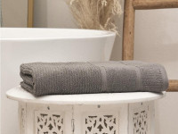 Полотенце махровое TAC DORA GRAY серое 70х140