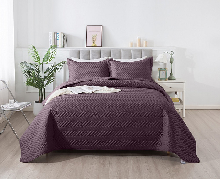 Покрывало тонкое из микрофибры TANGO AMZ MARRAKECH шоколад 215х240