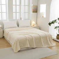 Плед из микрофибры TANGO БАБОЧКИ кремовый 200х220