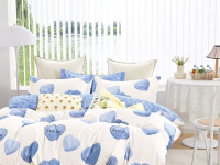 Постельное белье двухстороннее из твила TANGO TPIG-1656 50х70 (2шт), 70х70 (2шт) евро