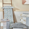Постельное белье из сатина с двумя летними одеялами ASABELLA Ритм 50х70 (2шт) семейное