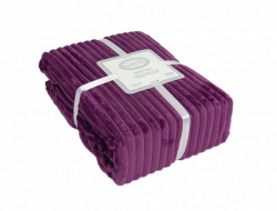 Плед из полиэстера KARVEN SUPER SOFT P941 DIAS фиолетовый 160х220