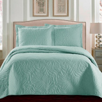 Покрывало с наволочками тонкое из микрофибры TANGO TRM MARRAKECH мятное 240х260