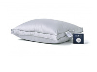 Подушка из серого гусиного пуха с бортиком BELPOL SATURN GRAY 70х70 упругая