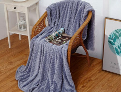 Плед из велсофта АЛЬВИТЕК SOFT PLUSH CARRE 007-SP 200х220
