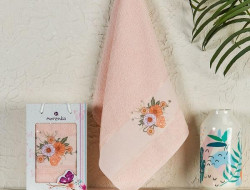 Полотенце махровое DURU пудра 50х90 в коробке