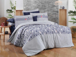 Постельное белье из поплина SAREV FANCY N193 LEROS V1-ARMURLU 50х70 (1шт) 1,5-спальное