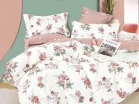 Постельное белье из твила в ПВХ TANGO теплый букет 50х70 (2шт) евро
