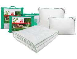 Одеяло из бамбука стеганое Легкие Сны ТРОПИКАНА 200х220 теплое