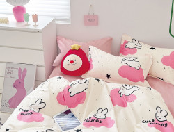 Постельное белье из твил-сатина TANGO cute bunny 50х70 (2шт) 1,5-спальное