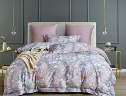 Постельное белье фланелевое из тенсела ASABELLA Сад в Живерни 50х70 (2шт), 70х70 (2шт) евро