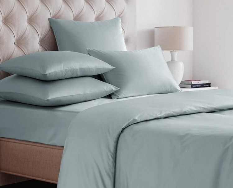 Комплект наволочек из сатина SAILID SL-12-50х70 серо-голубой 50х70 (2 шт)