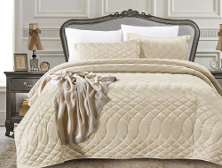 Покрывало с наволочками тонкое велюровое TANGO ROXETTE ROX-06 240х260