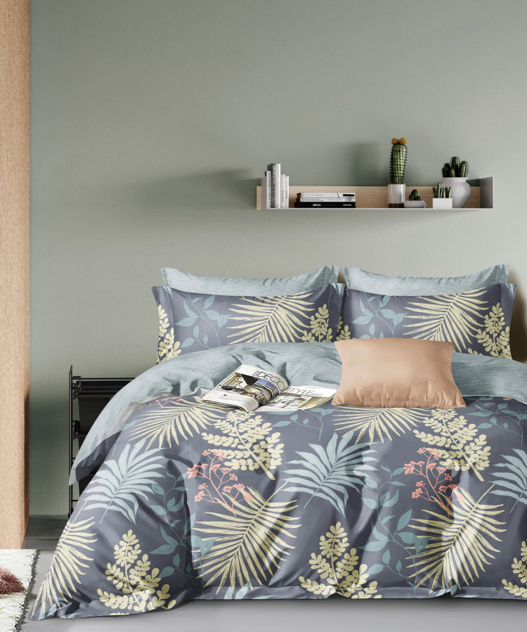 Постельное белье из твил-сатина TANGO грауста 50х70 (1шт), 70х70 (1шт) 1,5-спальное