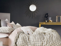 Постельное белье из твил-сатина TANGO классика в клетку 70х70 (2шт) 2-спальное