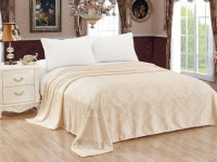 Плед однотонный с тиснением из микрофибры АЛЬВИТЕК ВЕНЕЦИЯ 062-pv 180х200