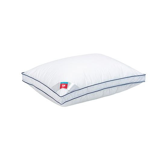 Подушка из искусственного лебяжьего пуха в тике Легкие Сны АДЭЛЬ 50х68 средняя