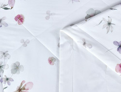 Постельное белье с летними одеялами из египетского хлопка Premium ASABELLA Ботаника 50х70 (2шт) семейное