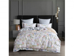 Постельное белье из египетского хлопка Premium ASABELLA Акварель 50х70 (2шт) и 70х70 (2шт) семейное