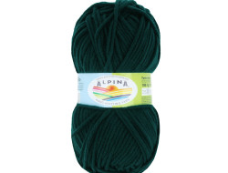 Пряжа ALPINA MARTA №008 темно-зеленая 100% тактифил 5 шт х 100 гр, 120 м +/- 6 м