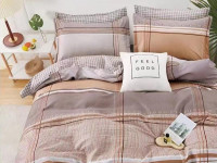 Постельное белье из сатина АЛЬВИТЕК клетка айро семейное