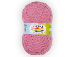 Пряжа ALPINA VERA №44 розовая 55% акрил, 45% хлопок 5 шт х 100 гр, 280 м +/- 15 м