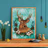 Кристальная (алмазная) мозаика ФРЕЯ ALVK-93 Праздничный олень
